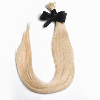 Włosy naturalne farbowane BLOND - wysoka jakość (65 cm, 100 g)