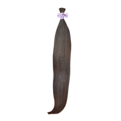 Włosy dziewicze Ciemny brąz z burgundem, proste 70cm 130g